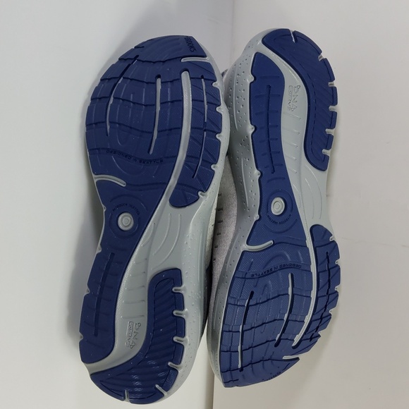 Brooks Glycerin Gray and Blue Athletic Shoes with Breathable Mesh Size 9.5 - Picture 8 of 12